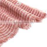 Cotton Polyester Blend Scarves & Wraps Rectangle Silver Dark Pink Christmas Snowflake Chinese Scarf thumbnail-2