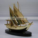 Modern Gold Or Silver Crystal Ship Model/Elegant Ship Souvenir Business Gifts thumbnail-4
