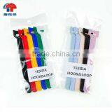 Customer Logo Printed Fastenter Tape Adjustable Hook and Loop Cable Tie