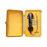 Vandal Proof Weatherproof Telephone 70db Ringing For Speedway / Ship