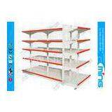 Wire Mesh Supermarket Display Shelves Two Sided for Grocery Malls