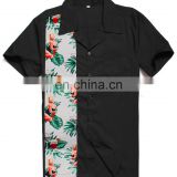hawaiian tropical panels swing dancing custom shirts for men