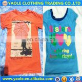 summer used ladies T-shirt clothing, second hand clothing wholesale