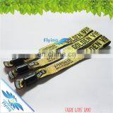 No Minimum Request - Beautiful Knitted Metailic Thread Festival Wristband for Event Custom thumbnail-1