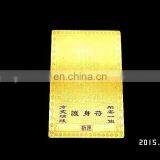 Colorfull Brass Etched Gold Metal Buddha Cards thumbnail-5