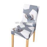 100% Polyester Super Stretch Printed Colorful Chair Cover thumbnail-2