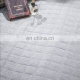 King Size Gray Color Vintage Washed Solid Cotton Quilt and Shams Set /Comfortable Bedding Bed Sets thumbnail-4