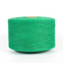 Open End Regenerated/Recycled Blended 70/30 Cotton Polyester Yarn for Glove Ne6s Green