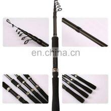 2.1 м, 2.4 м, 2.7 м, 3.0 м, 3.6 м, 3.9 м. Высококачественная углеродная спиннинговая удочка с катушкой. Телескопическая рыболовная удочка с антизавитком thumbnail-2