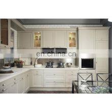 China Wholesale Custom Design White Solid Wood Kitchen Cabinets thumbnail-1