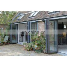 Thermal Break Big Door Aluminium Glass bi Fold Doors