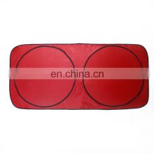 Custom Made Auto Accessory Car Window Sun Shades Foldable Front Windshield Sunshade Polyester Material Car Park Sun Shade