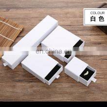 Wholesale Custom Logo Printed Paper Jewelry Box Factory Supply Cheap Drawer Slide Out Jewelry Packaging Box thumbnail-4