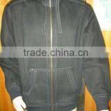 Men's Fleece Hoody Sweater Heavy Thread Wide Stitch thumbnail-1