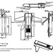 MS728A Tool Box Swing Handle Latch Electrical Panel Door Lock thumbnail-2