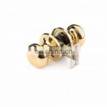 Gold Egg Toilet Passage Door Knob Keyless Lock for the Home Security thumbnail-1