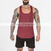 Custom High Quality Fashion Fitness Black Gym Tank Top Men With Private Label thumbnail-1