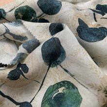 100% Linen Suiting Fabric for Table Linen in Factory Printed Linen