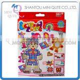 Mini Qute DIY Ironing Hama Perler Beans 3D Jigsaw Boy Model Building Block Kid Educational Toy (Accept OEM) NO.BT-0053C-3