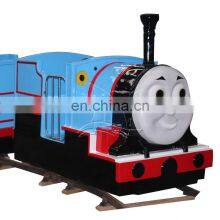 12 Seats Kids Mini Train Themed Children Playground Mini Track Electric Motor Train for Sale thumbnail-1