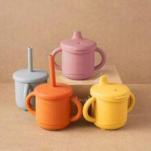 Silicone Milk Bottle for Newborn Babies Over One Year Old. Drink Milk Cup and Drink Milk Cup and Drink Sippy Cup Sample: Free Sample but Freight Cost is Paid by Customers(when Sample is in Stock). Mould Sample Cost Depends on Design(when Sample n thumbnail-1