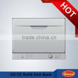 6 Sets Wihte/silver/black/stainless Steel Mini Table Top Portable Dishwasher thumbnail-1