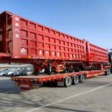 Heavy Duty Dump Semi-trailer Export Semi-trailer Iron Ore Powder Transport Vehicle thumbnail-4