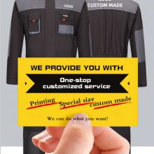Customized comfortable, sweat wicking, breathable boutique clothing for one-piece work clothes, work clothes, safety clothing