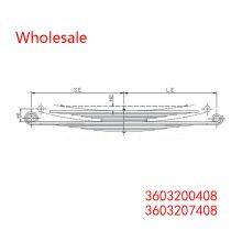 3603200408, 3603207408 Heavy Duty Vehicle Rear Wheel Spring Arm Wholesale For Mercedes Benz thumbnail-1