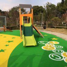 Colored EPDM Rubber Playground Floor Wet Pour in Rubber Surface thumbnail-4