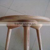 Hot Sale Ash Wood Chinese Style Three Legs Side Table thumbnail-3
