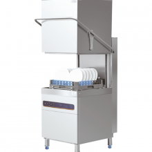 EU-60E Hood Type Dishwasher SUS304 (8Nickel) 60/40/30 Basket/Hour Washing Capacity thumbnail-1