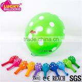 100% Latex Material and Everyday Festival Balloon Polka Dots Green thumbnail-2