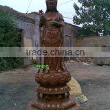 Bronze Sitting Guanyin Standing Sculpture