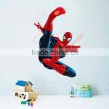 3d Cartoon Spiderman Wall Stickers for Kids Rooms Children Room Wall Decals Home Decor Wallpaper Mural Gift Christmas Decoration thumbnail-1