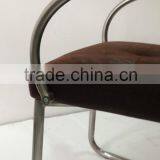 2014 Hot Sale Stainless Steel Leather Dining Chair (SZ-DC040) thumbnail-5