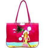 2015 Best Sell Customized Striped Beach Bag thumbnail-2