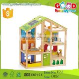 Awarded Design Wooden Game Children's for Sale Kids Pretend Doll House in High Quality