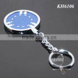 40mm Clay Poker Chips 45mm Casino Coin Holder Metal Poker Chips Key Ring thumbnail-5
