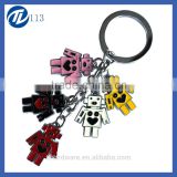 Custom Keyring , Glass Metal Keychain, Key Chain Holder metal keychain
