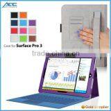 Wholesale Best Price Protective Flip Stand Leather Case for Microsoft Surface Pro 3