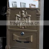 hot sale large or small mailbox sculpture lock