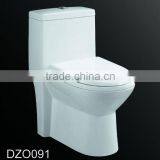 DZO091 Siphon one piece flushing toilet with silent design