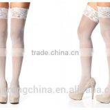 Custom Sexy White Over Thigh High Socks