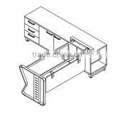 Metal Frame Office Table, Metal Frame Modern Office Table, Metal Frame Sytlish Office Table GZ-89-2B thumbnail-3