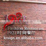 3d Mental Alphabet Letter Sign for Outdoor Signage Using thumbnail-1