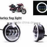 4-1/2" 4.5 Inch Fog Light Auxiliary Bulb Motorcycle Daymaker Projector Spotlight Driving Lamp Headlight for Harley Motorcycle thumbnail-1
