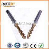 High Quality DIN 371/376 Spiral Flute Machine Tpas Tin Coated