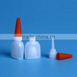 twin neck screw cap plastic glue bottle