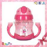 New Product Toxic and BPA Free Promotional Measuring Training Sippy Cup With Handles Quality Choice thumbnail-3